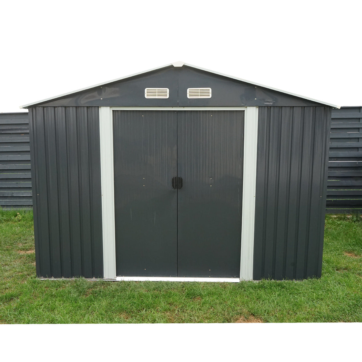 Fém kerti tároló 238x301x214cm