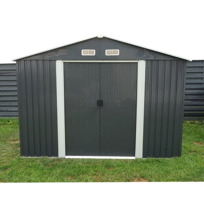 Fém kerti tároló 238x301x214cm