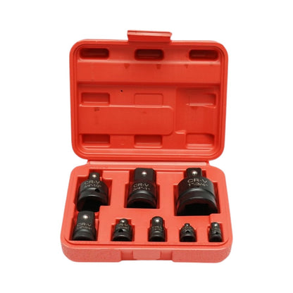 Breckner Germany ütközőkulcs adapter készlet 1/4, 3/8, 1/2, 3/4, 1 hüvelyk négyzettel Cr-V 8 darab