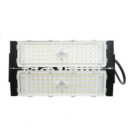 LED reflektor 100W, 220V, 6500K, IP67 fekete 410x380x155mm Breckner Germany