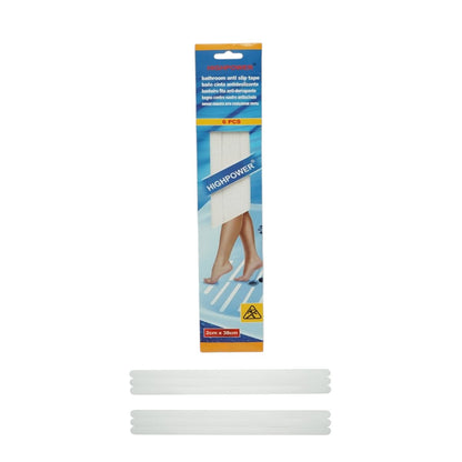Átlátszó csúszásgátló szalag öntapadós 20x380mm 6 db/szett HighPower