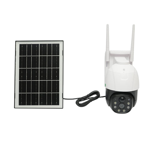 Felügyeleti kamera 3MP, WIFI 4G forgó 7,5W-os napelemmel, PTZ, 1080P, mozgásérzékelő, éjjellátó, V380 Pro alkalmazással