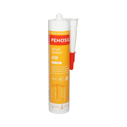 Fehér akril szilikon tömítőanyag 280ml Akril tömítőanyag 636 Penosil