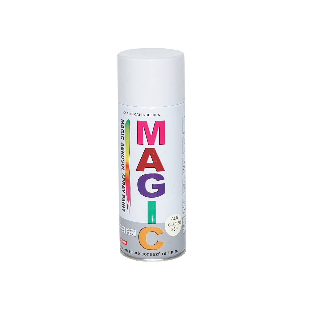 Magic gleccser fehér 400 ml festékszóró spray fémre, fára, műanyagra