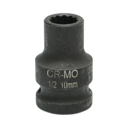 Bihexagonális ütő dugókulcs 10 mm, 38 mm, 1/2”, Cr-Mo – Breckner Germany