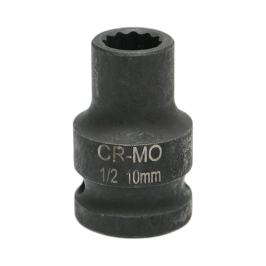 Bihexagonális ütő dugókulcs 10 mm, 38 mm, 1/2”, Cr-Mo – Breckner Germany