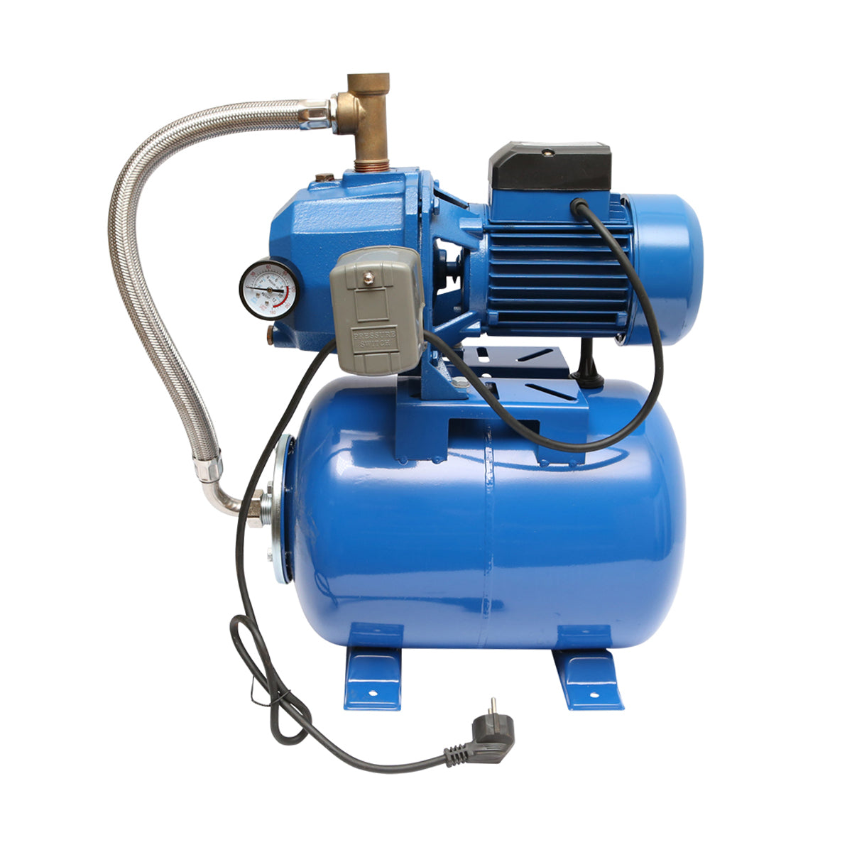 Víznyomásos tartály 750W 220V, áramlás 46L/min, H39m, tartály 24L, fordulatszám 2860 r/min, kidobóval AUTODP255 Breckner Germany