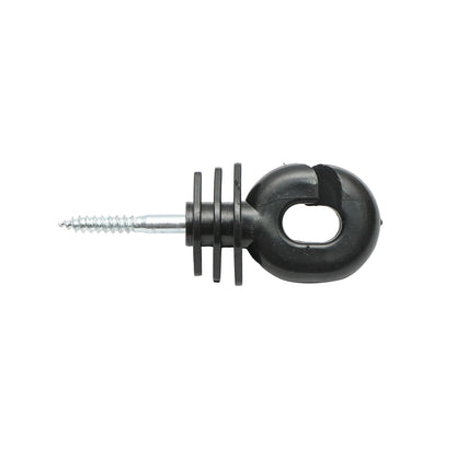 Szigetelő fekete, barázdált 5.9mm, 100x40mm elektromos kerítéshuzalhoz Breckner Germany