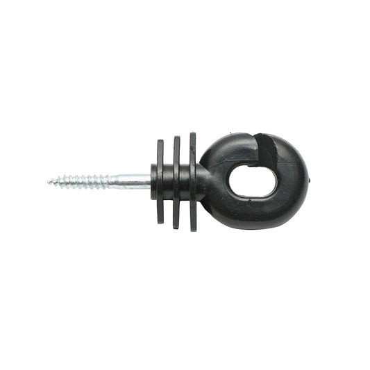 Szigetelő fekete, barázdált 5.9mm, 100x40mm elektromos kerítéshuzalhoz Breckner Germany