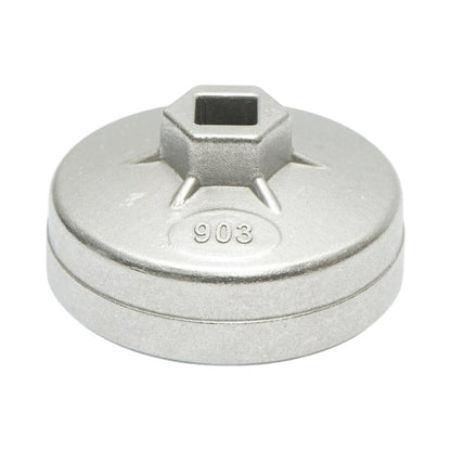 Breckner Germany 74 mm × 14 lapos csésze típusú olajszűrőkulcs, 1/2”