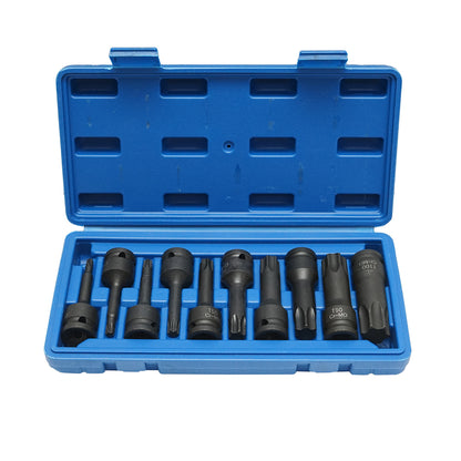 Torx 1/2 ütvecsavaros dugókulcs-készlet 10 darab Breckner Germany