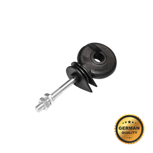Prémium gyűrűs szigetelő 5.9mm 90x35mm 90x35mm menettel és anyával elektromos kerítés Breckner Germany