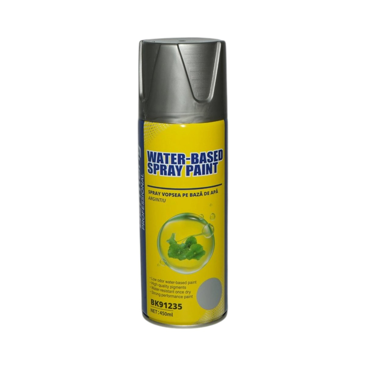 Ezüst színű vízalapú festékspray 450ml Breckner Germany