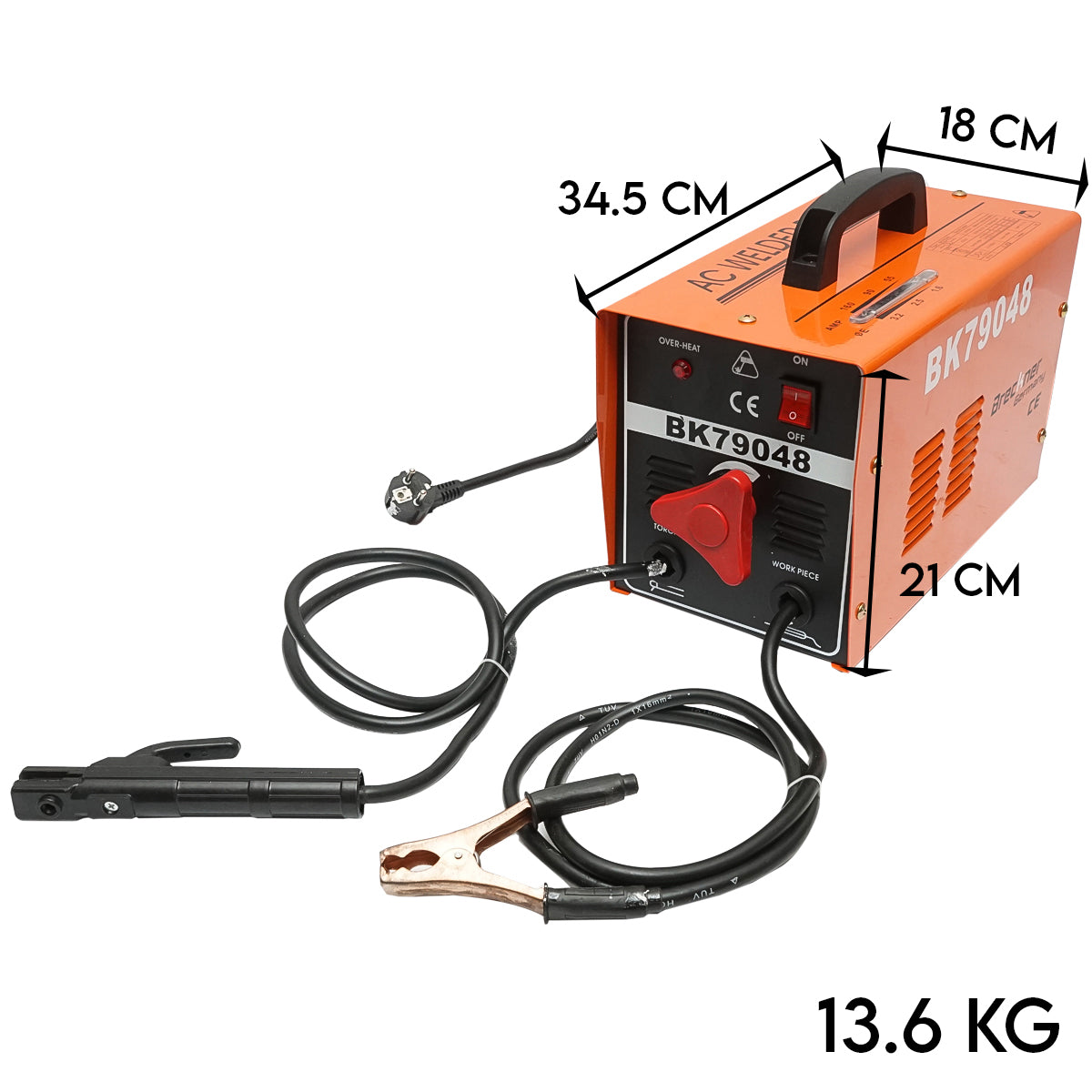Hegesztőgép MMA 160A, 220V, elektróda 1.6-3.2mm Breckner Germany