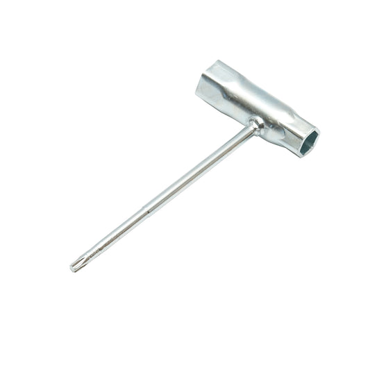 Láncfűrész gyújtógyertya kulcs 13x19x130mm torx csavarhúzóval tartozékként