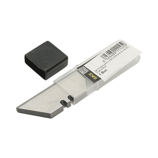 10 darabos készlet Crownman SK5 acélból készült professzionális trapézvágó kés 19x61mm