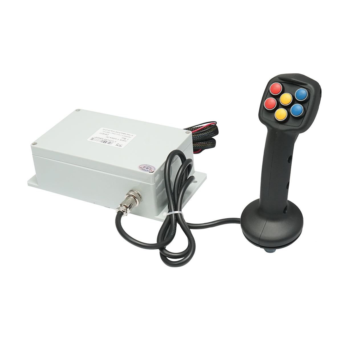 6 gombos elektromos joystick 24V-os vezérlési móddal