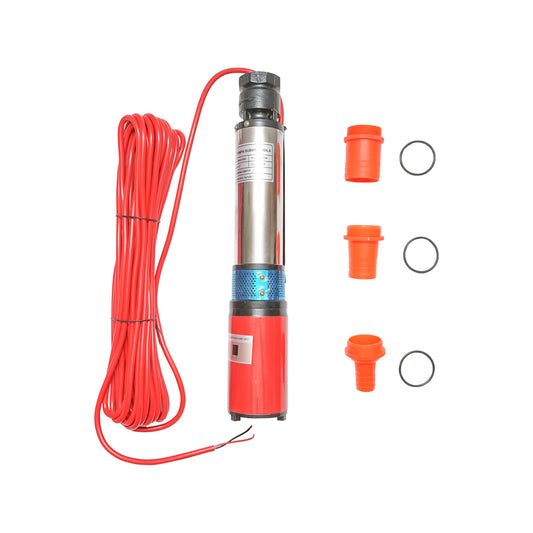 Merülő vízszivattyú napelemhez 24V/300W 8A áramlási sebesség 4m3/h, D80mm