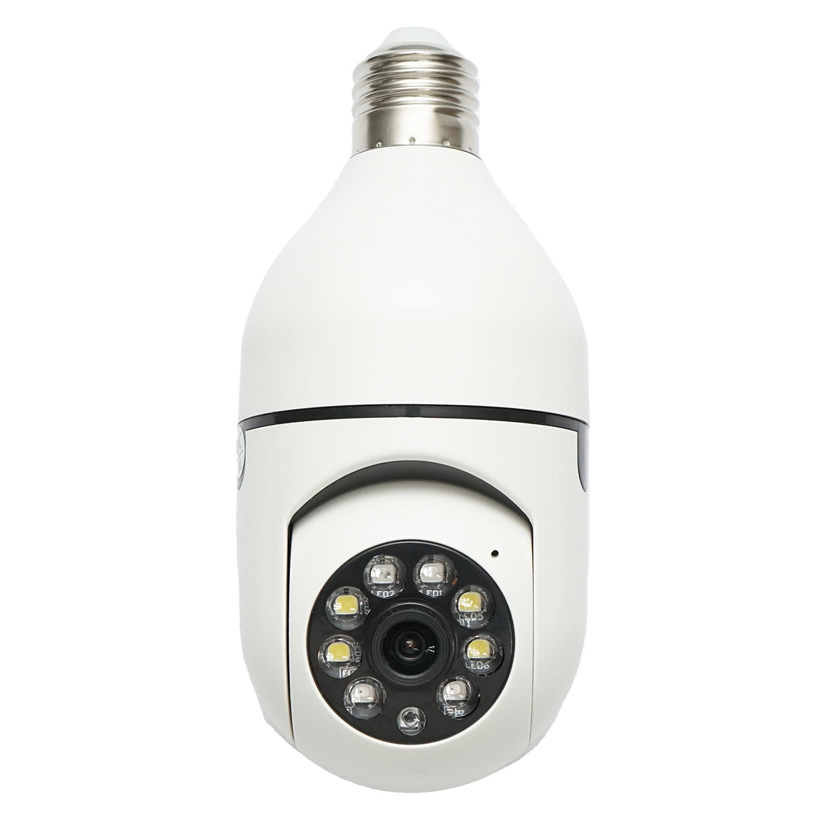 Intelligens izzó PTZ megfigyelő kamera, WIFI 2.4G 1080P, E27 izzó mozgásérzékelővel és YIIoT alkalmazással Breckner Germany