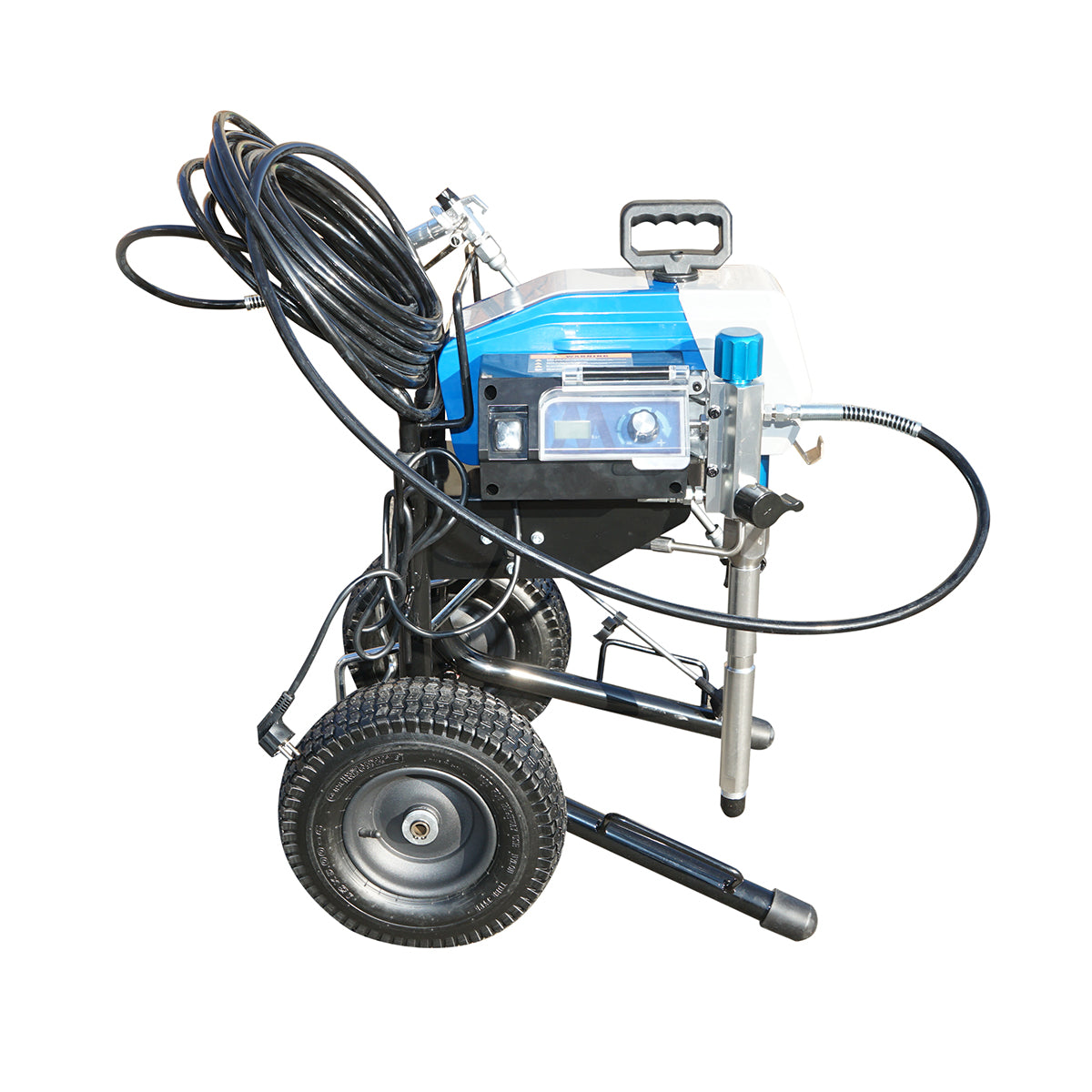 Professzionális airless festékszóró szivattyú dugattyúval és kefe nélküli motorral 2,6 kW, 220 V, áramlási sebesség 3,2 L/min, fúvóka 517, maximális nyomás 227 bar M32H