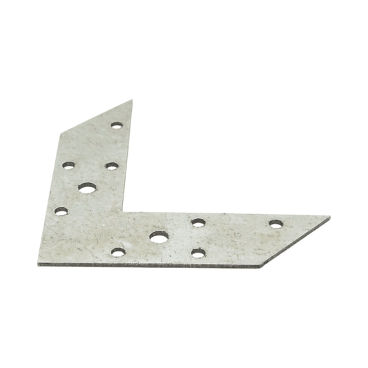 Sarokcsatlakozó 83x116x30mm, vastagság 2mm, horganyzott acélból