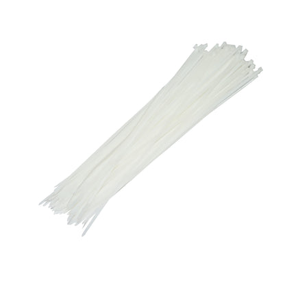 Fehér műanyag gyorskötöző, kötegelő 3.5x200mm 100 db/készlet Breckner Germany