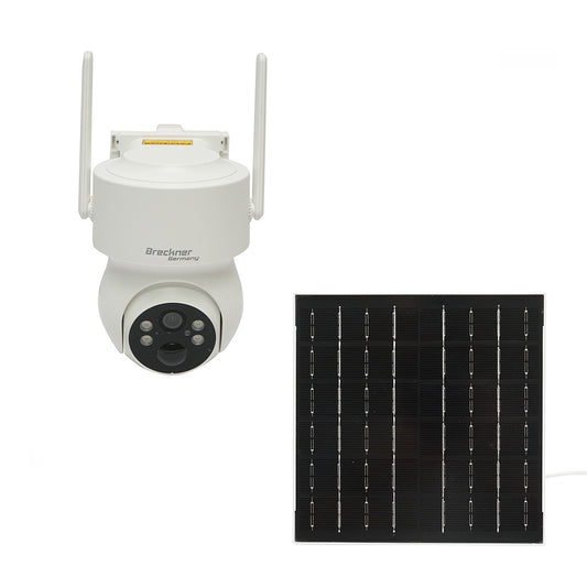 4 MP megfigyelő kamera 5W-os napelemmel, 18650-es gyorstöltő akkumulátorral, WIFI 2,4 GHz, 360 fokos PTZ PTZ forgatható mozgásérzékelővel, emberi PIR érzékeléssel, riasztással, éjjellátással és iCSee alkalmazással.