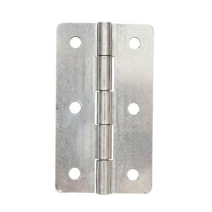 Rozsdamentes acél csuklópánt 70x40mm 6 lyukkal