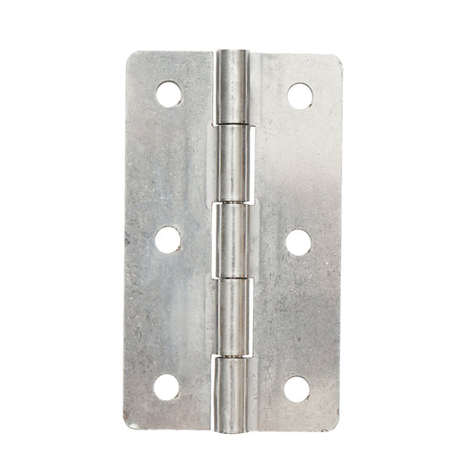 Rozsdamentes acél csuklópánt 70x40mm 6 lyukkal