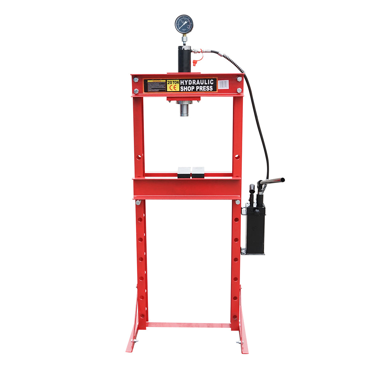 Hidraulikus prés 20T, állítható nyílás 0-820mm, dugattyú löket 0-150mm