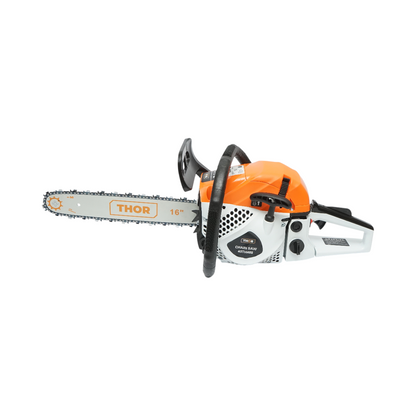 Professzionális benzinmotoros láncfűrész 2 ütemű 52cc, 3LE, 8000rpm, 16 inch (400mm) lánc THOR