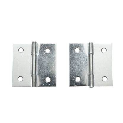 2 db természetes, rejtett 50x50.5mm-es zsanér készlet csavarokkal