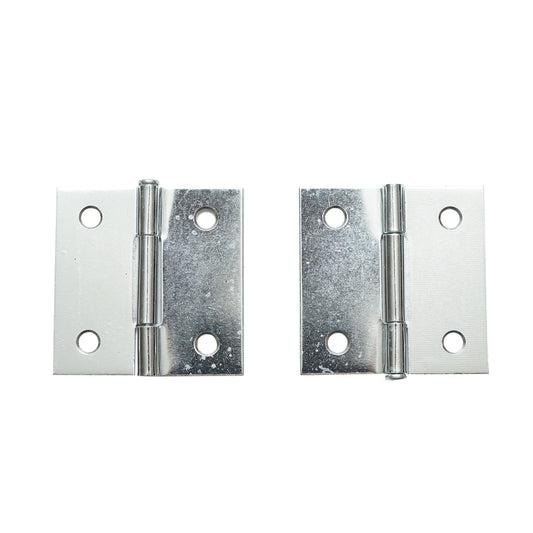 2 db természetes, rejtett 50x50.5mm-es zsanér készlet csavarokkal