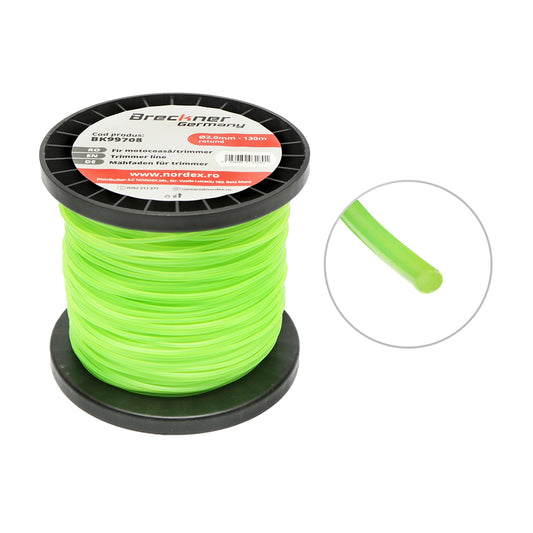 Fűkasza damil, kerek 2 mm x 130 m Breckner Germany