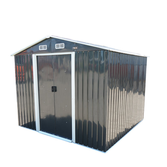 Fém kerti tároló 259x257x212cm