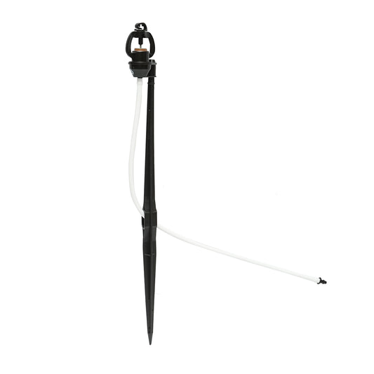 PC forgó mikro-öntöző 40cm-es rúddal, 55l/h áramlási sebességgel öntözőrendszerekhez