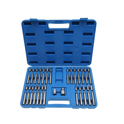 54 darabos hatlapos, torx, hatlapos és csavarkulcs készlet Breckner Germany