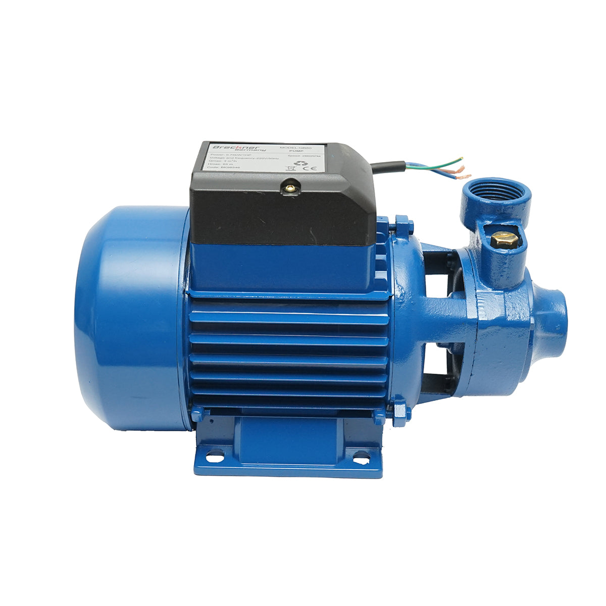 Felszíni vízszivattyú, 750W, 45L/min, 50m mélység, 220V QB80 Breckner Germany
