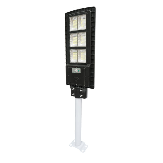 Napelemes LED utcai lámpa 150W 6500K 12W-os napelemmel, 15000mAh akkumulátorral, IP65 oszlopra szerelhető Breckner Germany