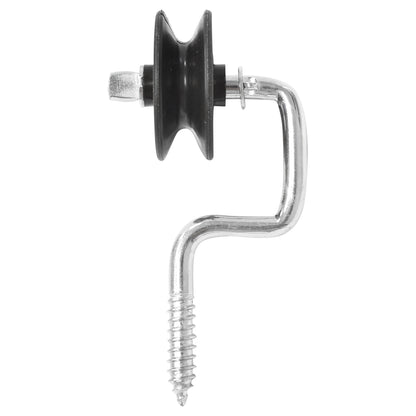 Fekete szigetelő résszel fi 6.9mm 107x54mm elektromos kerítés Thor