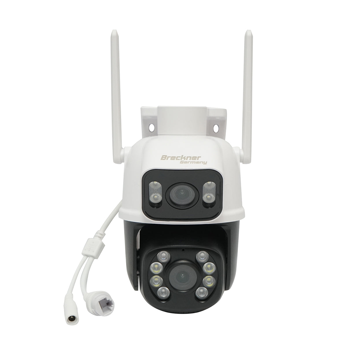 P2P intelligens megfigyelő kamera, WIFI, 6MP 1080P kültéri, kettős lencse, PTZ mozgásérzékelő, 360 fokos forgatás, ICSee applikáció