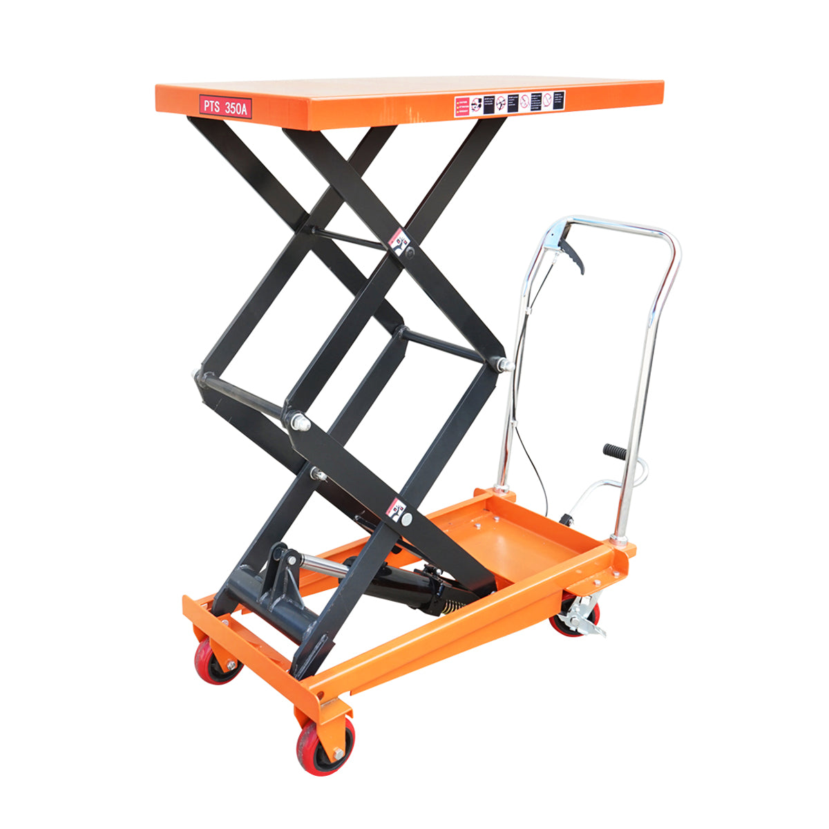 Hidraulikus mobil munkaasztal 350 kg magasság 1300 mm (ollós)