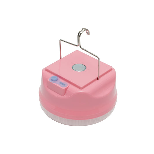 100W LED lámpa 1200mA akkumulátorral és USB töltéssel, rózsaszínű