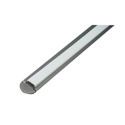 Alumínium profil LED szalag LED 21.7x6.7x2000mm, süllyesztett, matt fényű diffúzorral, max. csík 12mm Breckner Germany