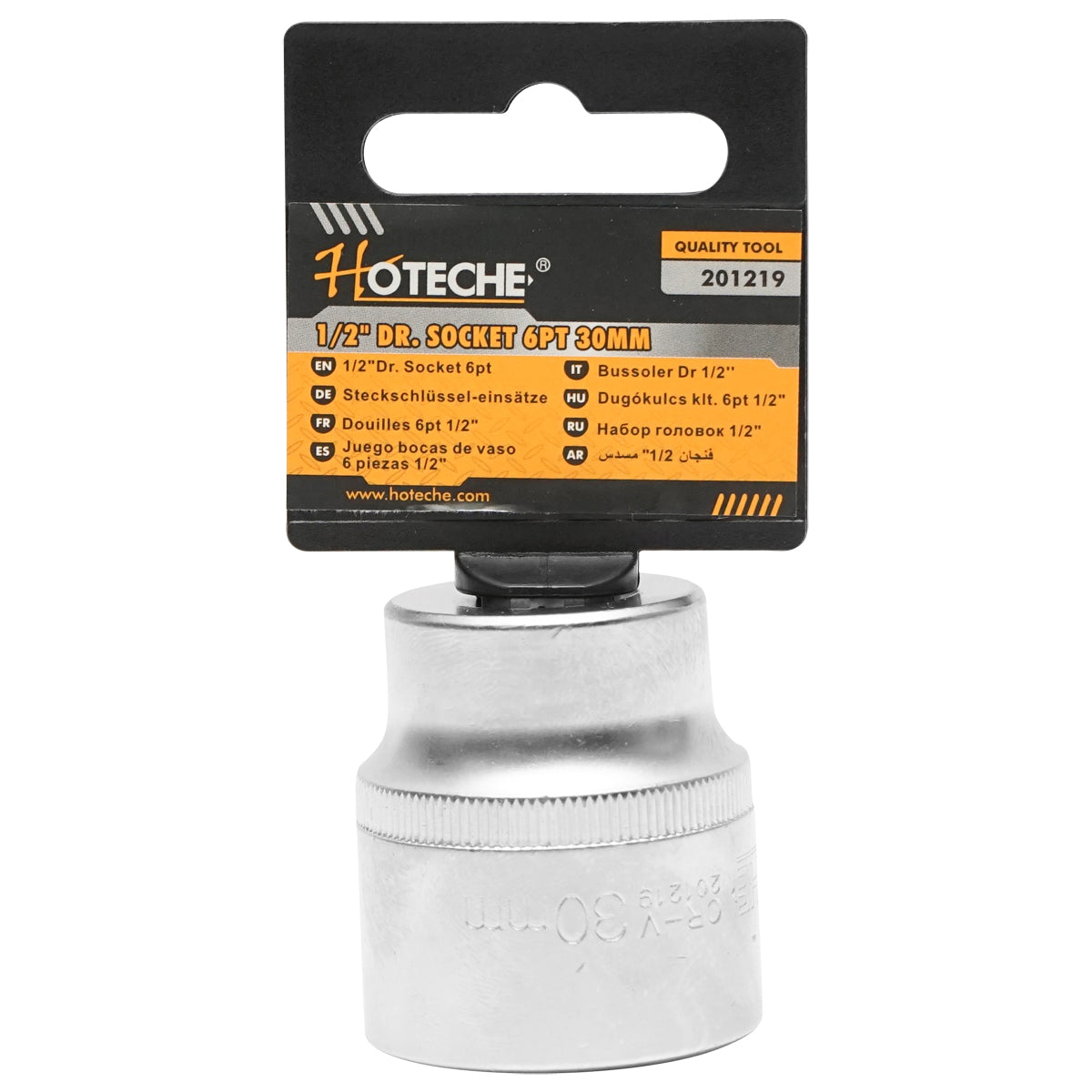 30 mm-es dugókulcsfej a racsniához 1/2 Hoteche-csavarral