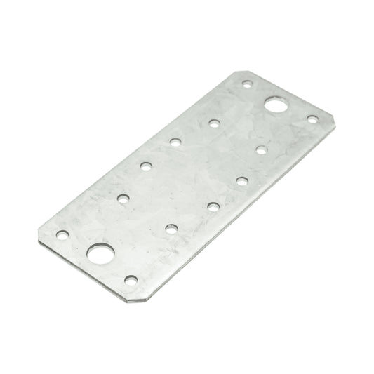Lapos kötőelem 135x55mm, vastagság 2,5mm, horganyzott acélból