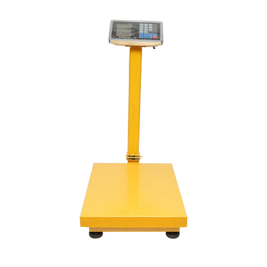 Elektronikus platformos padlómérleg 350 kg, összecsukható karral, LCD kijelzővel Breckner Germany