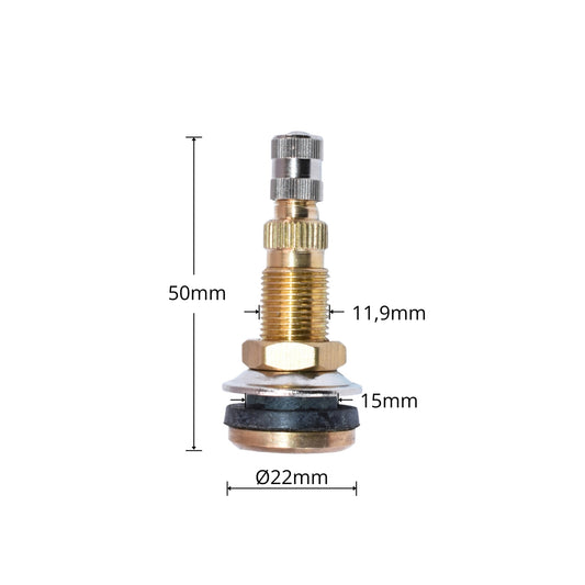 22 mm-es TRCH3 cső nélküli traktorszelep kis 22 mm-es TRCH3 szeleppel