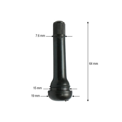 TR418 tömlő nélküli gumiszelep, 64 mm