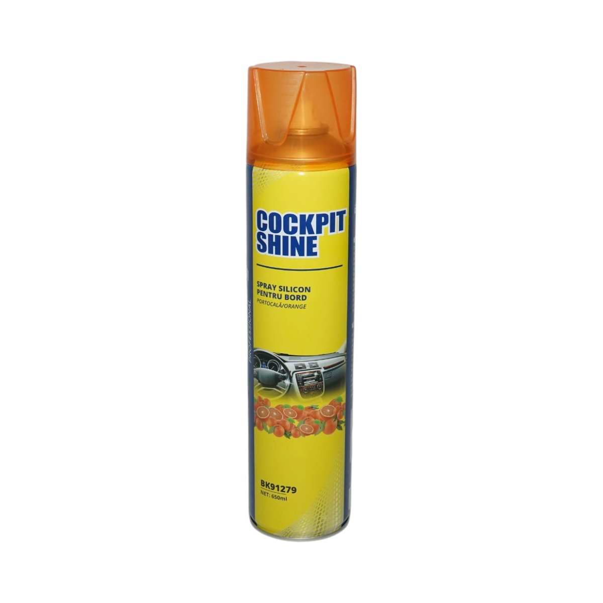 Szilikon műszerfal spray antisztatikus narancs 650ml Breckner Germany